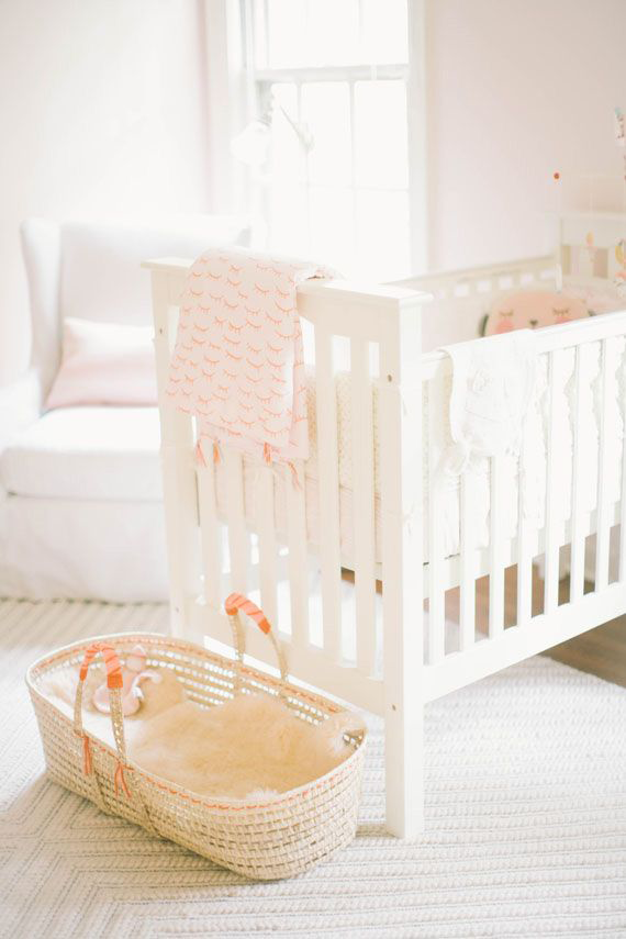 Unusual Crib Placement in Baby Nursery