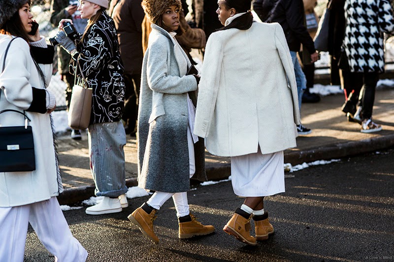How to wear ivory and white, New York Fall Winter 2015 Fashion Week