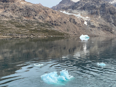 icebergs in Prince Christian Sound, Greenland