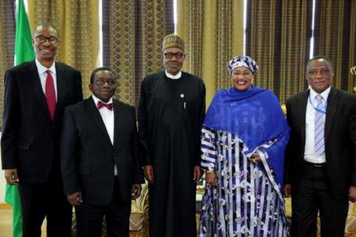 Photos: Buhari, Others at 26th Ordinary Session of AU in Ethiopia