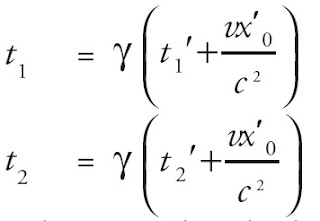  diturunkan dari kedua postulat tersebut Pintar Pelajaran Postulat Teori Relativitas Einstein, Transformasi Lorentz, Dilatasi Waktu, Kontraksi Panjang, Contoh Soal, Rumus, Jawaban, Fisika