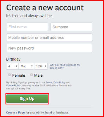 Make Facebook Account