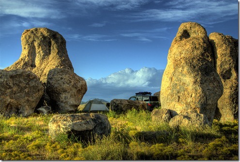 City of Rocks Campsite Closeup