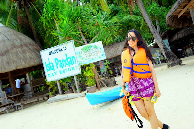 Trisha Sebastian in Isla Pandan Day Resort Puerto Princesa Palawan