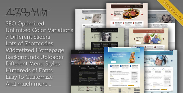 4:79 AM - Multipurpose Wordpress Theme - Corporate WordPress