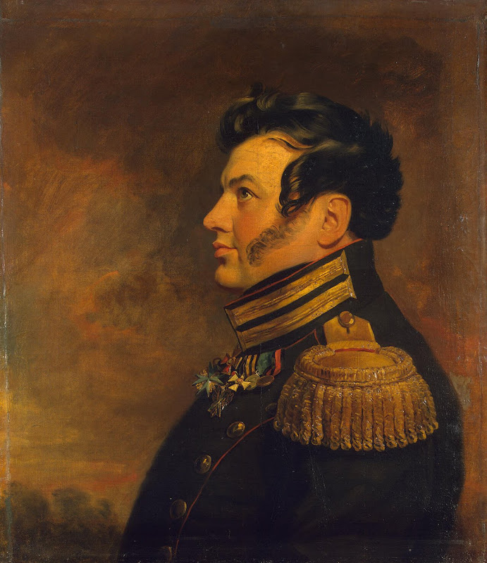 Portrait of Maxim K. Kryzhanovsky by George Dawe - Portrait, History Paintings from Hermitage Museum