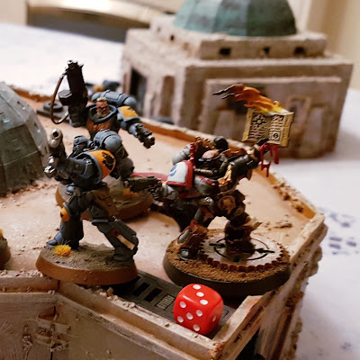 Warhammer 40k battle report - Eternal War -  Crusade - 1000 points - Space Wolves vs The Purge