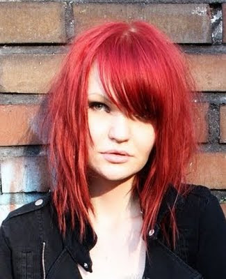 red hair girl emo