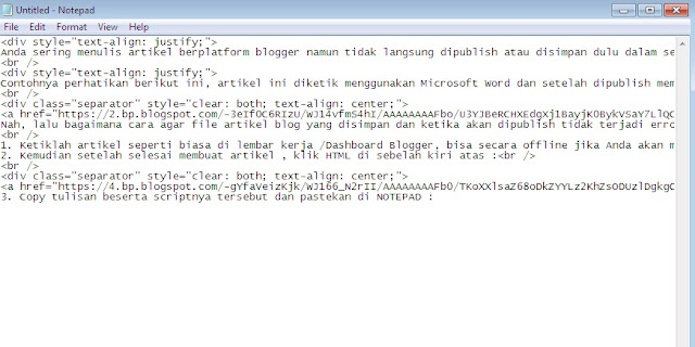 Jangan Gunakan Microsoft Word, Begini Cara Membuat Dan Menyimpan File Artikel Blogger Yang Benar