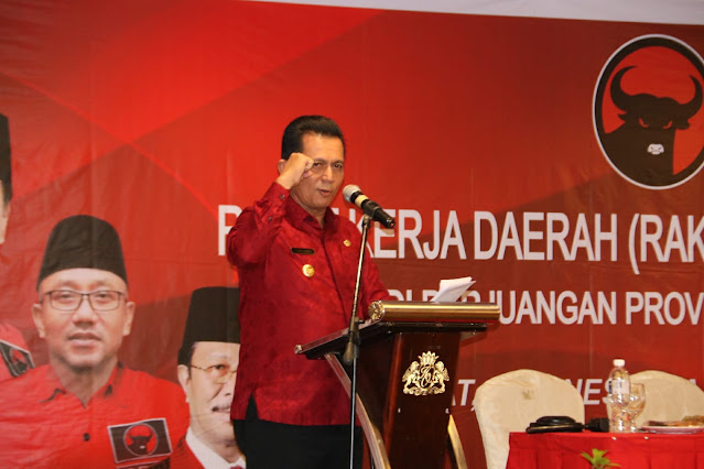 Gubernur Ansar Hadiri Rakerda III Tahun 2022 PDIP Provinsi Kepri yang Dibuka oleh Wakil Sekjen PDIP