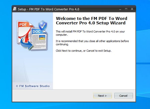 Make a PDF file a WORD file?