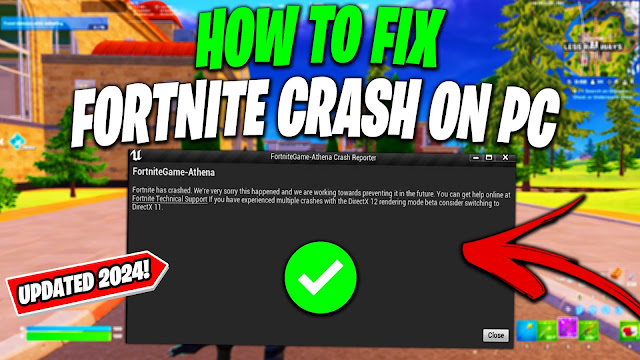 How To Fix Fortnite Crash on Pc | How To Fix Fortnite Crashes on Pc 2024 | Fix Fortnite Crash on PC!