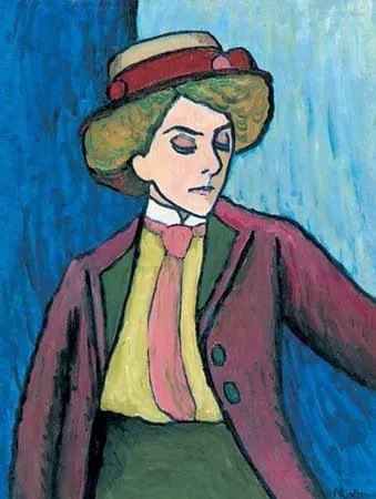 «Portrait of a Young Woman», Gabriele Münter