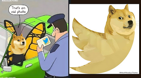 Twitter Logo Change to Doge
