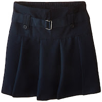 Girls' Belted Drop-Waist Skirt