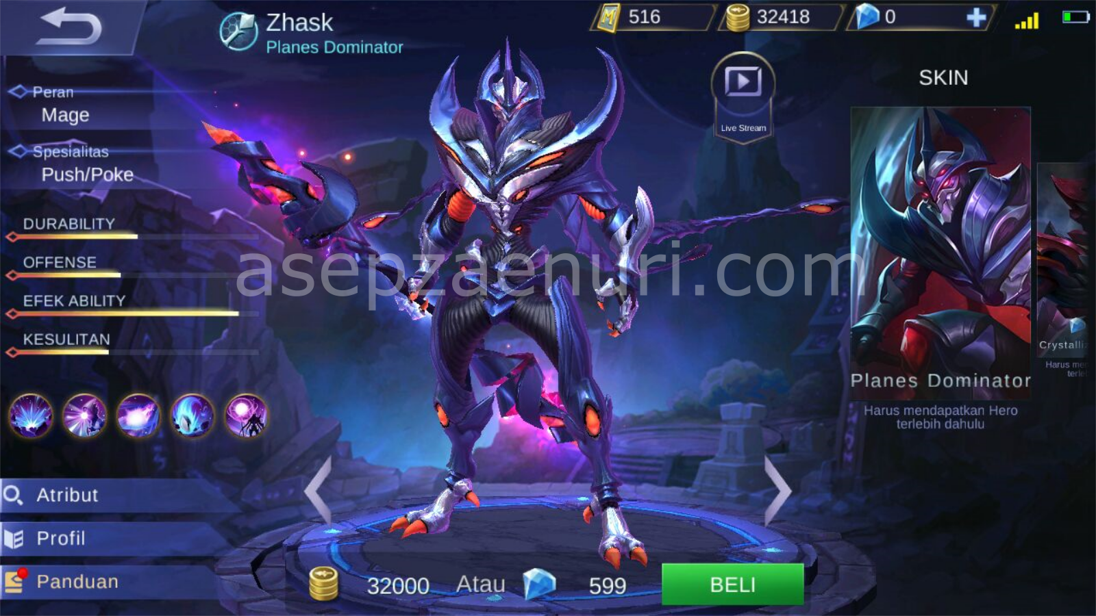 Hero Zhask Mobile Legends Bikin Gereget Dengan Skill Barunya