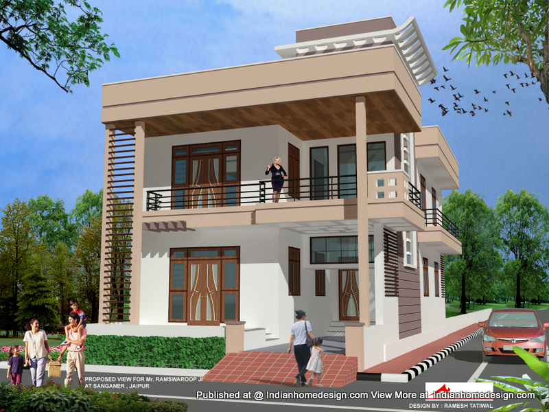 Indian Home Front Design Images - Modern House