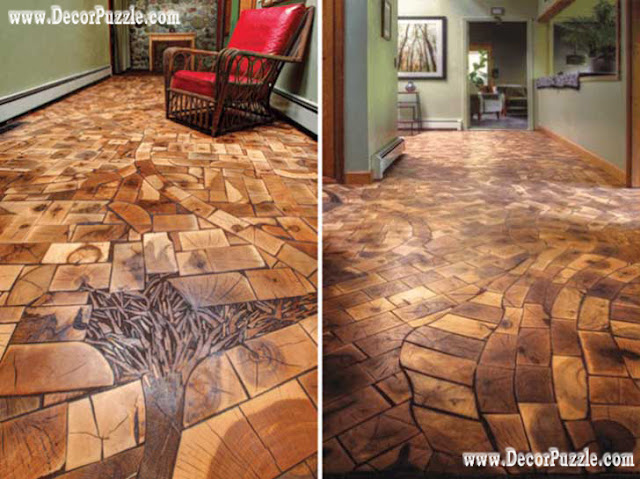  wood oak flooring, unique floor ideas, creative flooring, flooring options 