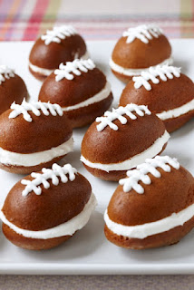 Football Shaped Cupcakes