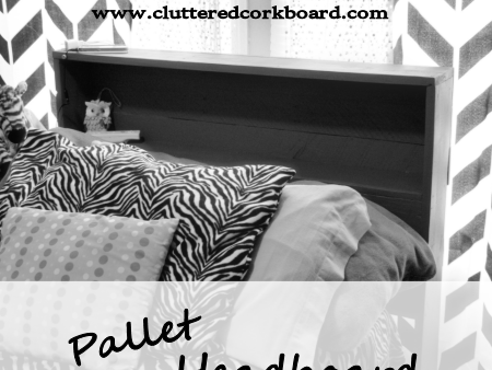 our Pallet Headboard