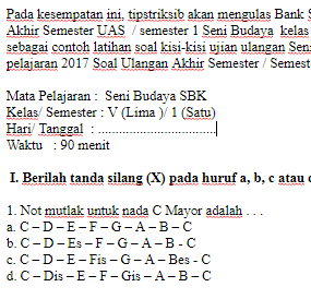 Soal-UKK-UAS-SBK-Seni-Budaya-kelas-5-SD-semester-1