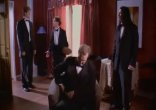 Maybe you can't tell from this lowres screen cap but these tuxedos are 