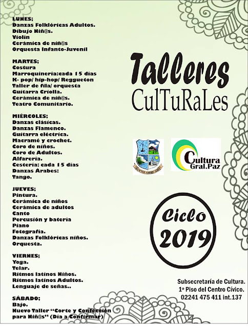 Abierta la inscripción a los Talleres Culturales