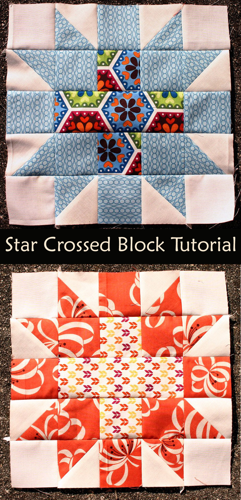 Star Crossed Quilt Block Tutorial