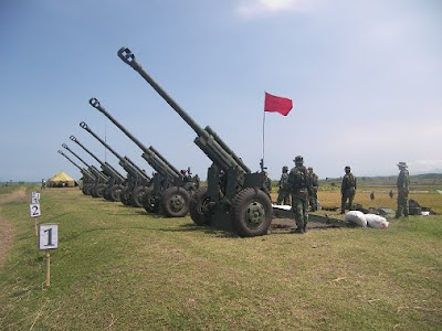 Howitzer KH-178 buatan Korea Selatan (photo : Kodiklat, Pussenarmed)