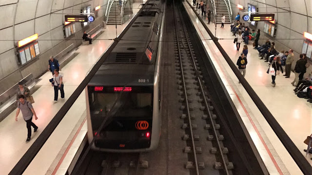 Parada de Metro en Barakaldo