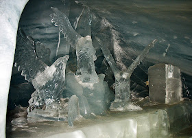 ice sculpture at ice palace