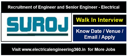 Recruitment of Engineer and Senior Engineer – MEP Electrical | Walk in Interview