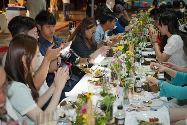 ▲今年度舉辦「N Lab 食宴式」系列活動，首次以餐桌型式的「N型宴」為活動主軸，將彰化的青創產品應用在餐桌上。（青發處提供）