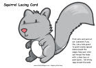 squirrel lacing card