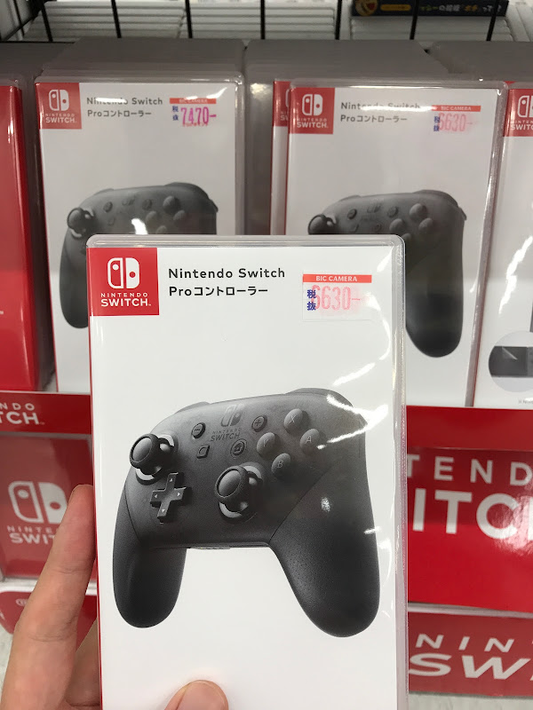 【Nintendo Switch】Proコントローラーをビックカメラに見つける