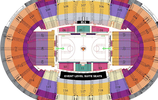 Madison Square Garden Seating Chart Knicks