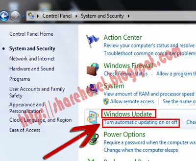 Step 3 - Cara Untuk Menonaktifkan Windows Auto Update Di Windows 7