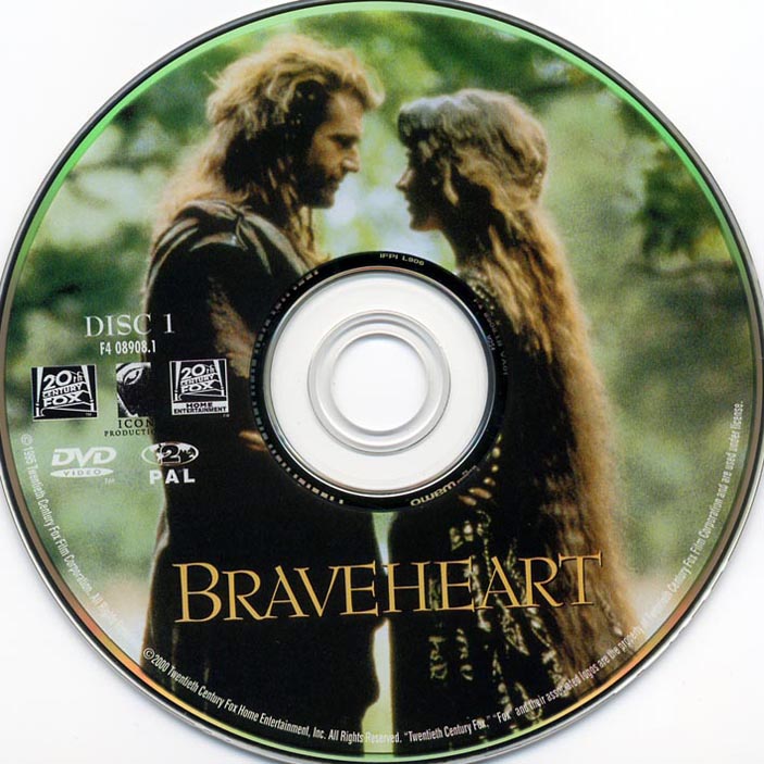 Braveheart Dvd Label Art