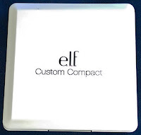 ELF custom compact eyeshadow quad palette white fits Mac pans Coastal Scents