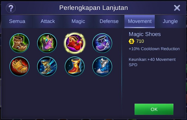 Magic Shoes Mobile Legends