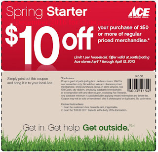 Ace Hardware coupons december 2016