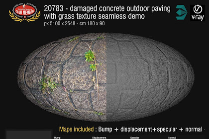 New Seamless Textures Damaged Concrete Paving Outdoor Together With Maps