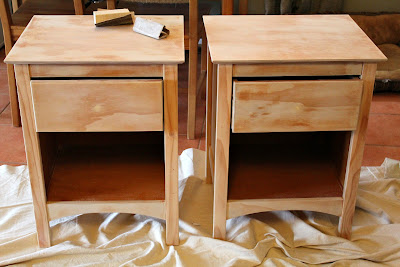 Nightstand - cerusing furniture