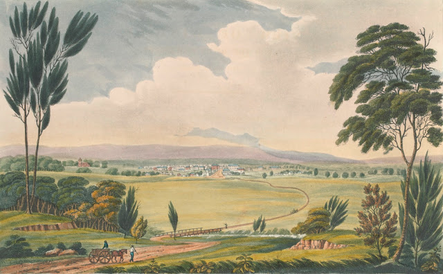 View of Windsor, Upon the River Hawkesbury, New South Wales 1824
