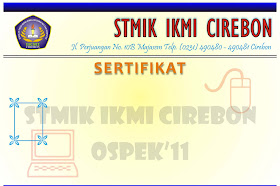 Sertifikat Ospek 2011