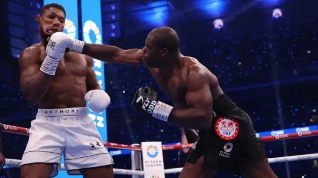 Anthony Joshua battu par KO par Daniel Dubois