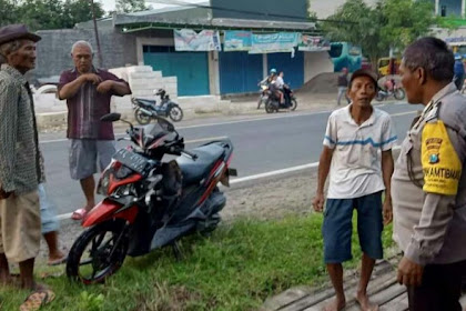 Tabrak Lari, Pria di Ngawi Terkapar Dan Luka Parah