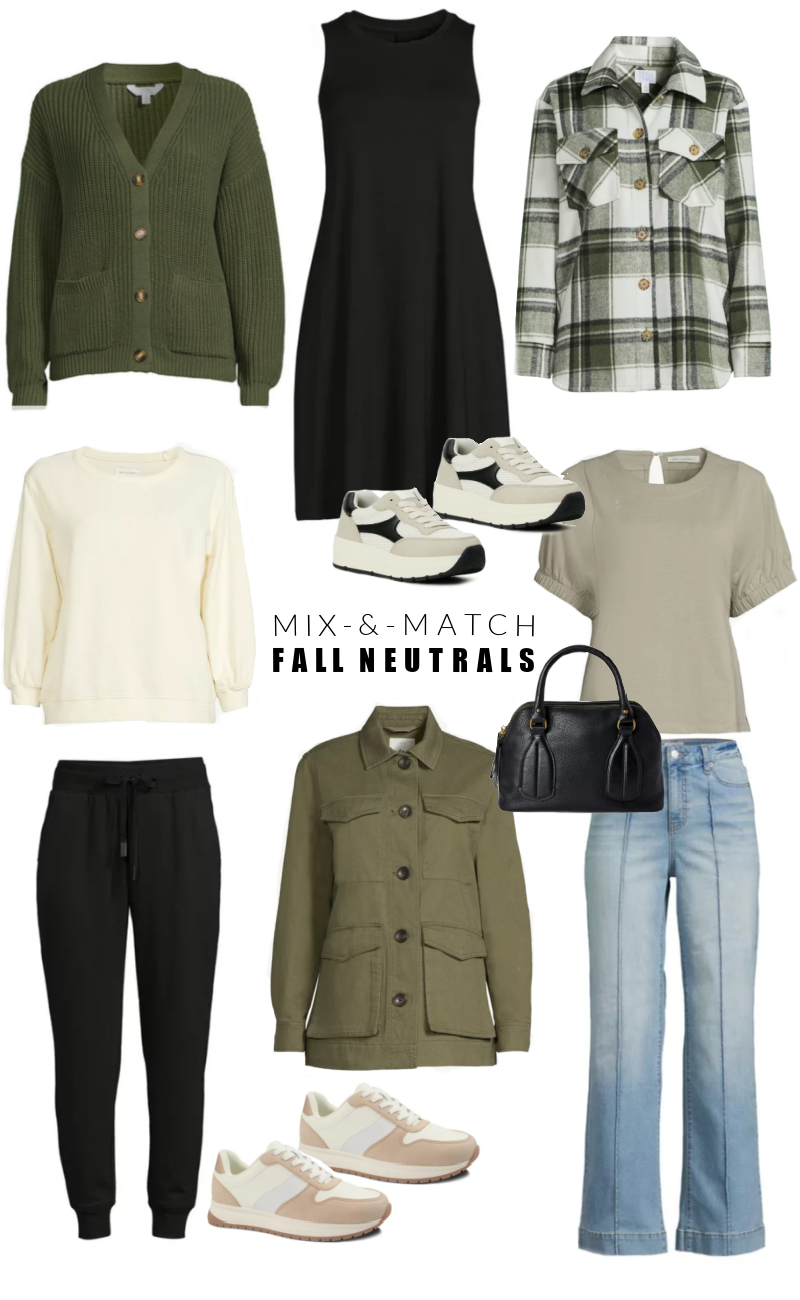 retro-inspired fall neutrals from Walmart