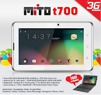 Harga Tablet Mito T700 Terbaru Bulan Agustus 2013