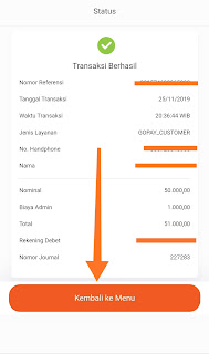 Bukti Mutasi Transaksi Berhasil BNI Mobile